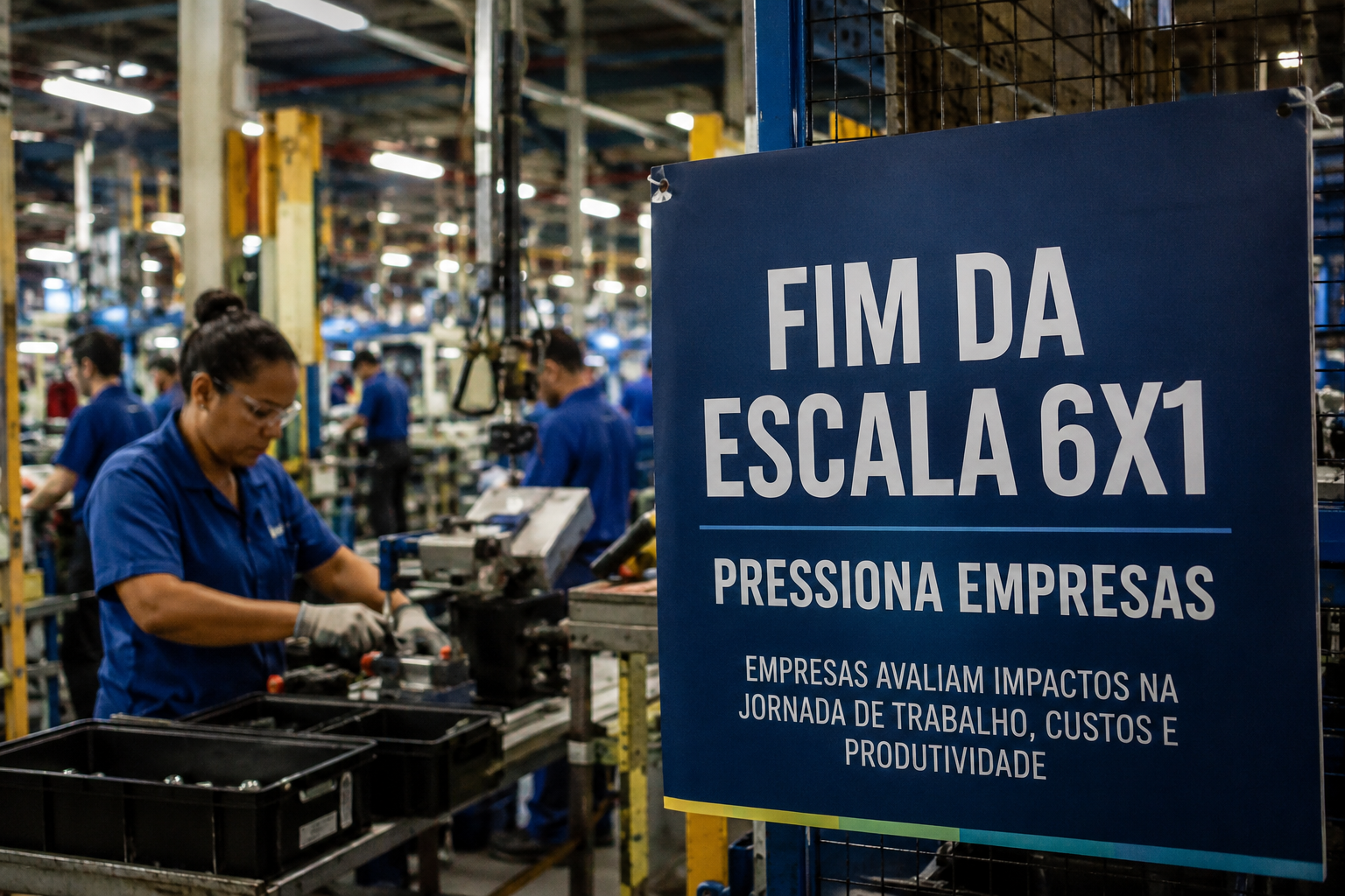 Fim da escala 6x1: empresas precisam repensar gestão e produtividade